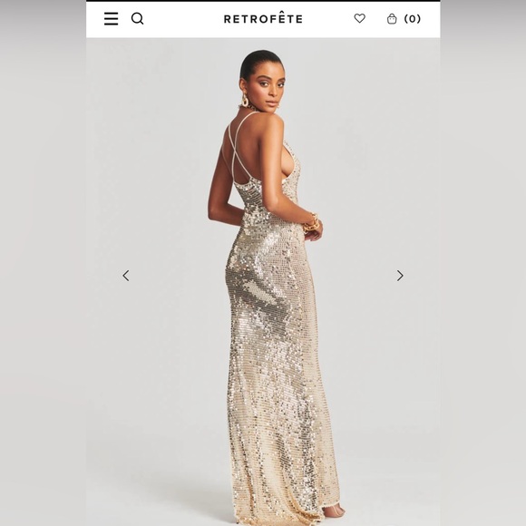 Retrofete Crochet Maxi Dress - Picture 3 of 7